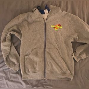 Space Jam hoodie zipper up from the original movie